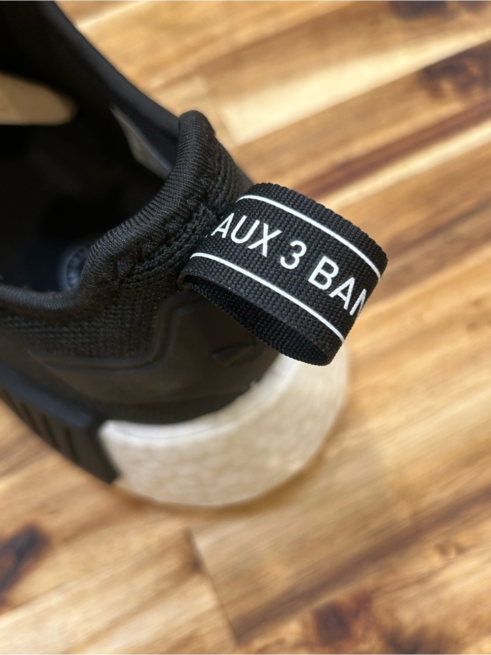 (Brand New) Men’s 8 1/2 Adidas NMD R1 Primeblue “Gum Bottoms” - Picture 8 of 15